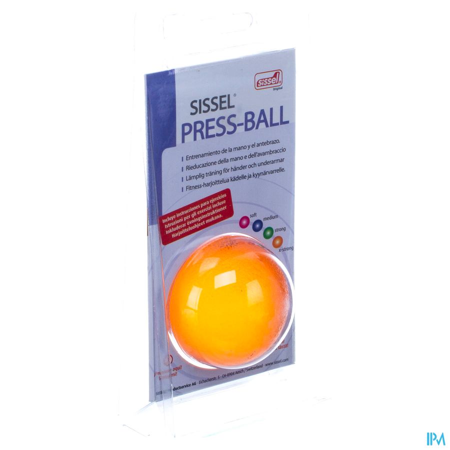 Sissel Press Ball X-strong Oranje Sissel Press Ball X-strong Oranje