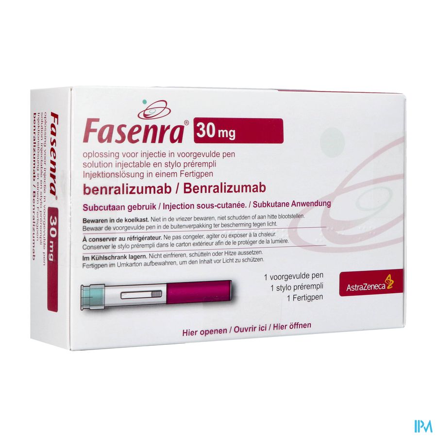 Fasenra 30mg Abacus Opl Inj 1ml Voorgev.pen 1 Fasenra 30mg Abacus Opl Inj 1ml Voorgev.pen 1