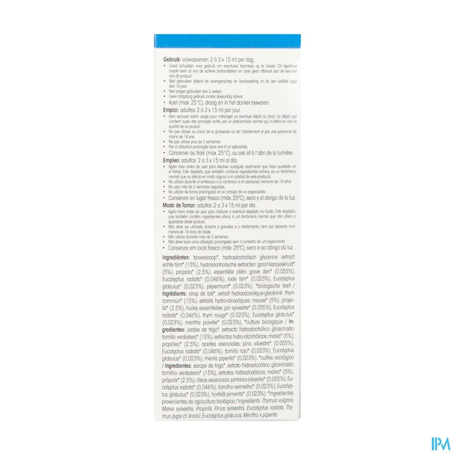 Physalis Eucalyforce Siroop Bio 150ml 2