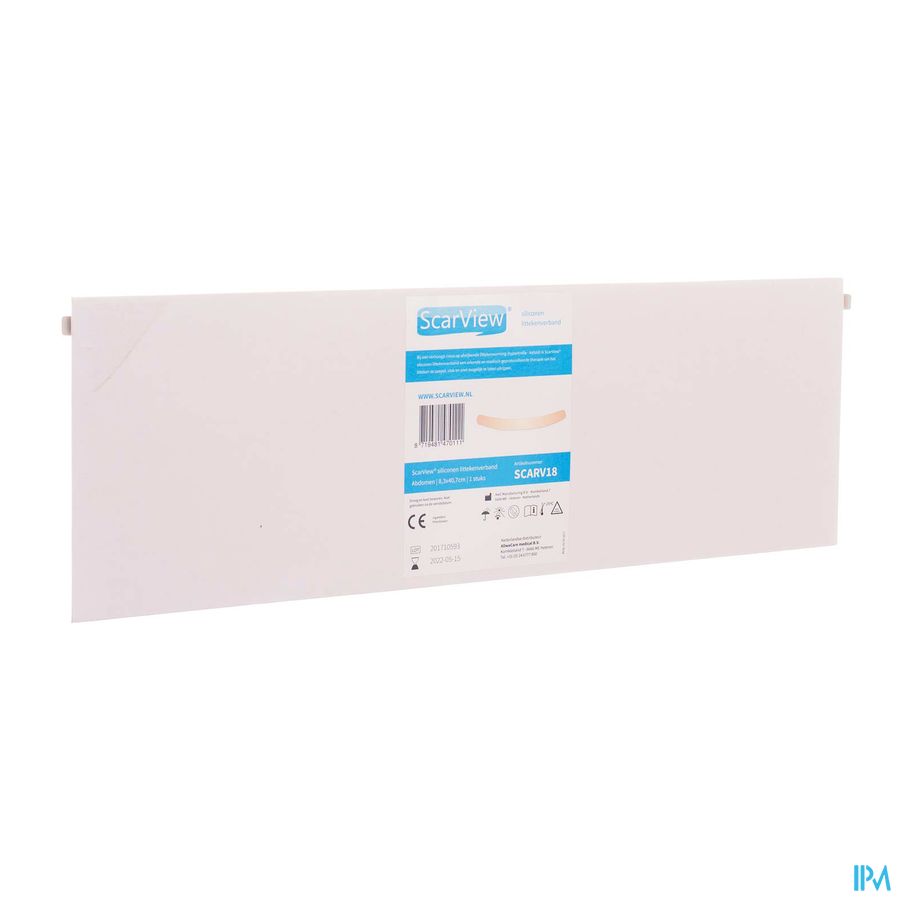 Scarview Elastic Abdomen Sil 8,3x37cm 1 Scarv18 1
