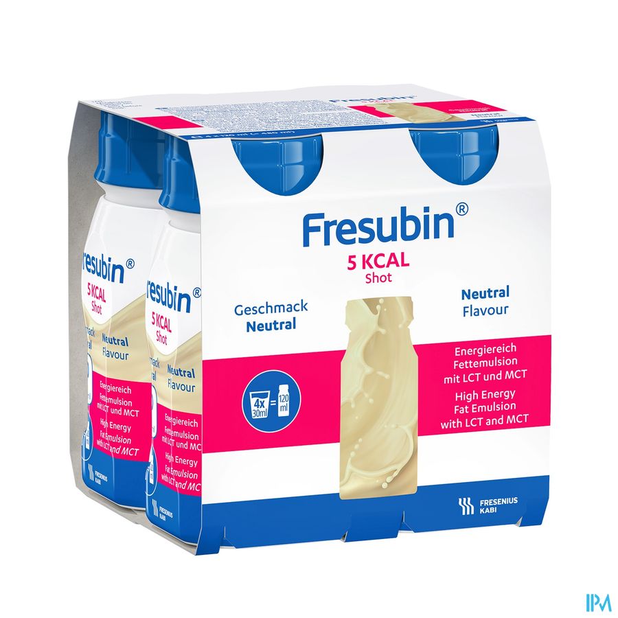 Fresubin 5 Kcal Shot Neutre 4x200ml Fresubin 5 Kcal Shot Neutre 4x200ml