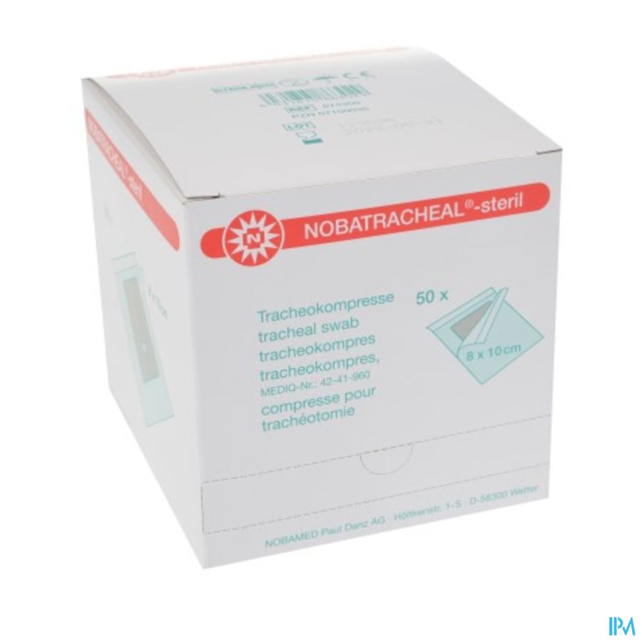 Noba Nobatracheal Kp 8x10cm 50 Noba Nobatracheal Kp 8x10cm 50