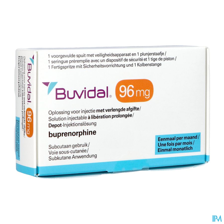 Buvidal 96mg Opl Inj Verl.afg. Voorg.sp 1x0,27ml Buvidal 96mg Opl Inj Verl.afg. Voorg.sp 1x0,27ml