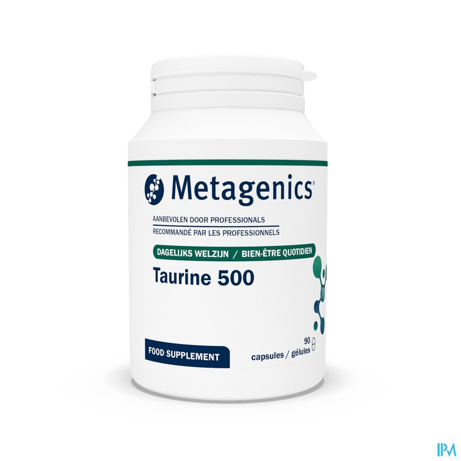 Taurine Caps 90x 500mg Metagenics