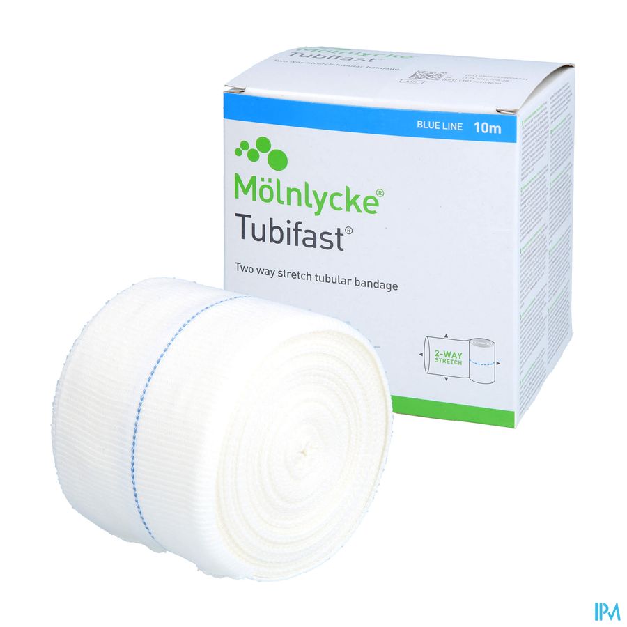 Tubifast Blauw 7,50cmx10m 1 2438 4