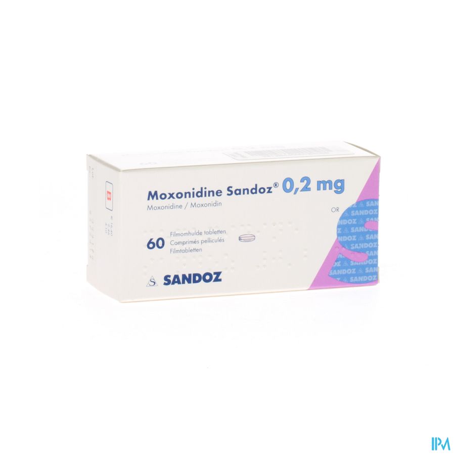 Moxonidine Sandoz Comp 60 X 0,2mg Moxonidine Sandoz Comp 60 X 0,2mg
