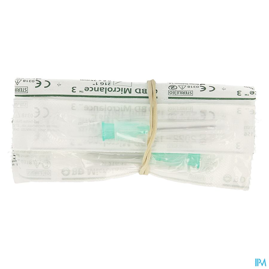 Bd Microlance 3 Aig.21g 1 Rb 0,8x25mm Vert 10 Bd Microlance 3 Aig.21g 1 Rb 0,8x25mm Vert 10