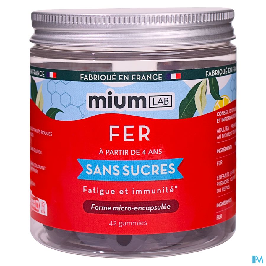 Miumlab Fer Gommes S/sucre 42 1