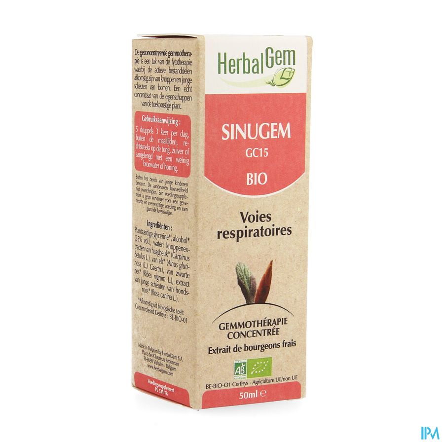 Herbalgem Sinugem Complex Voies Respir. Gutt 50ml Herbalgem Sinugem Complex Voies Respir. Gutt 50ml