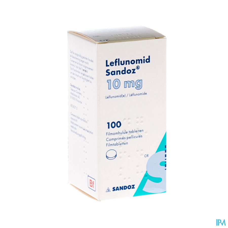 Leflunomid Sandoz Comp Pell 100 X 10mg Leflunomid Sandoz Comp Pell 100 X 10mg