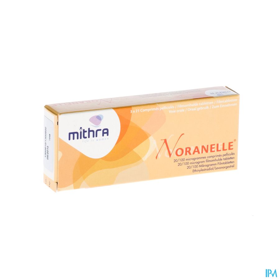 Noranelle 20/100mcg Filmomh Tabl 3 X 21 Noranelle 20/100mcg Filmomh Tabl 3 X 21