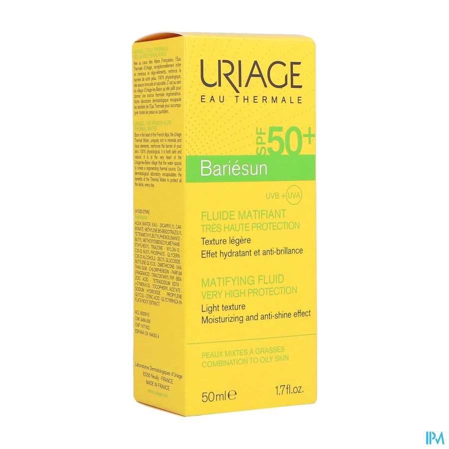 Uriage Bariesun Mat Ip50+ Emulsion 50ml 1