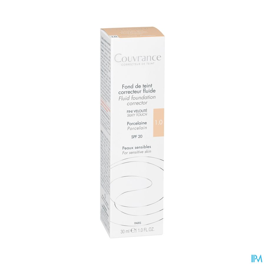 Avene Couvrance Fdt Correct. Fluide 1 Porcel. 30ml Avene Couvrance Fdt Correct. Fluide 1 Porcel. 30ml