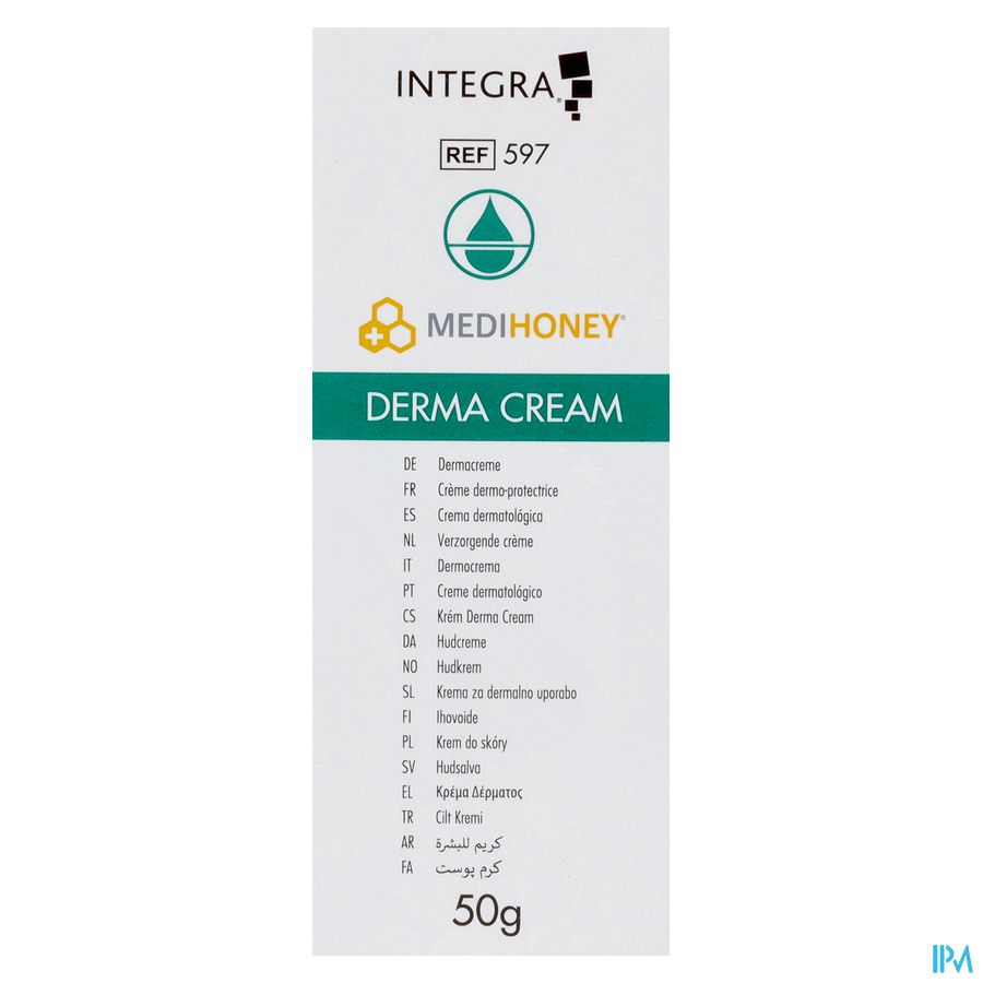 Medihoney Derma Cream Verzorg.huidcreme Tube 50g 2