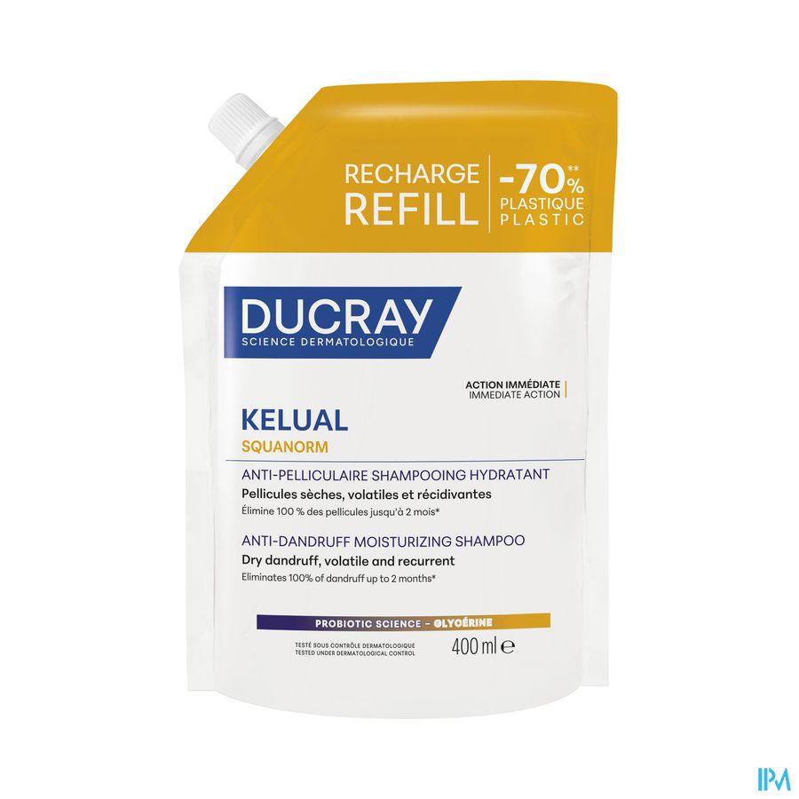 Ducray Kelual Squanorm Sh Droge Schilf.refill400ml