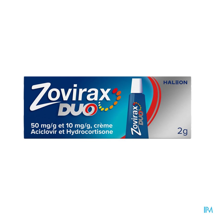 Zovirax Duo Creme 5% + 1% Tube 2g