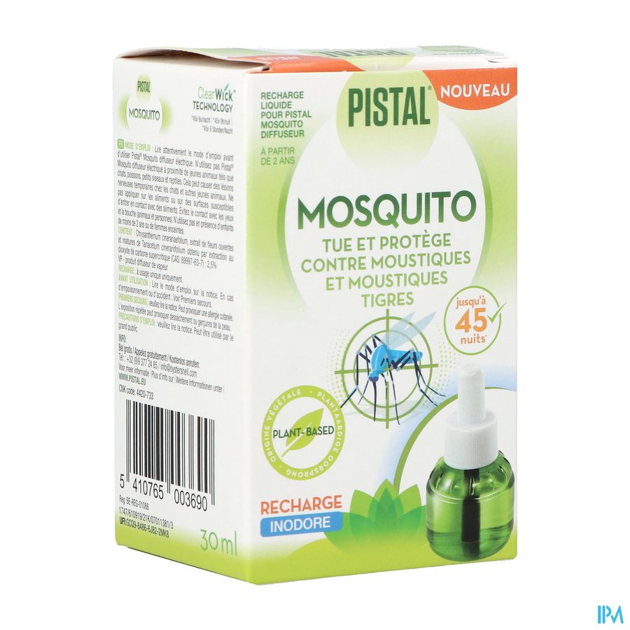 Pistal Mosquito Diffuseur Electrique Recharge Pistal Mosquito Diffuseur Electrique Recharge