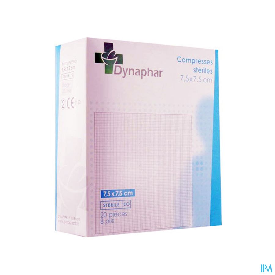 Dynaphar Kompres 8pl 7,5x 7,5cm 20 35203 Dynaphar Kompres 8pl 7,5x 7,5cm 20 35203