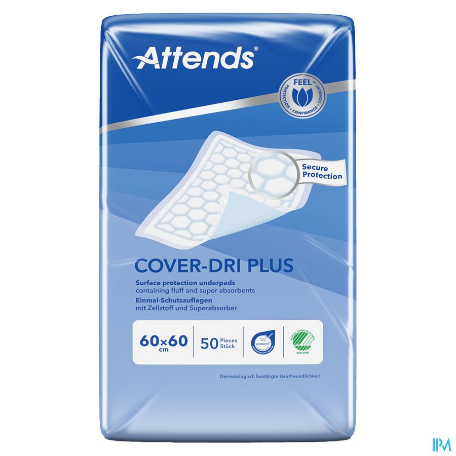 Attends Cover Dri Plus Onderleg 60x 60cm 1x50 2