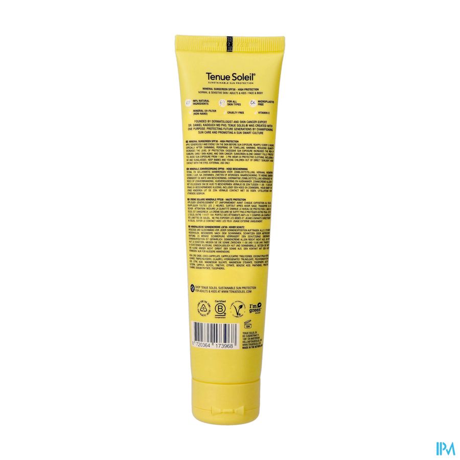 Tenue Soleil Minerale Zonnecreme Spf30 100ml 1
