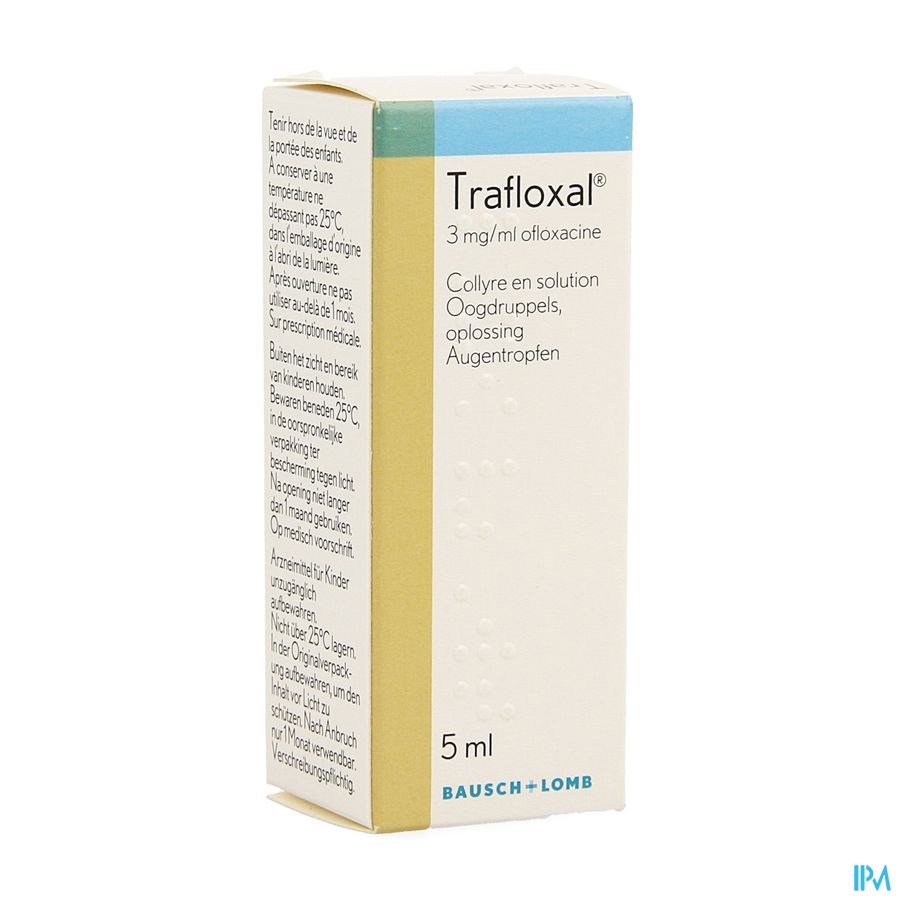 Trafloxal Collyre 5ml 3mg/ml Trafloxal Collyre 5ml 3mg/ml