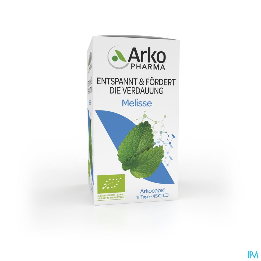 Arkogelules Melisse Caps 45 Bio Arkopharma Arkogelules Melisse Caps 45 Bio Arkopharma