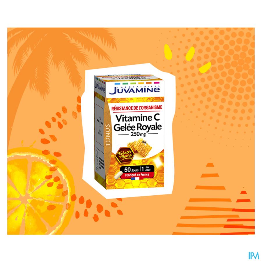 Juvamine Vitamine C Koninginnengelei Caps 50 Juvamine Vitamine C Koninginnengelei Caps 50