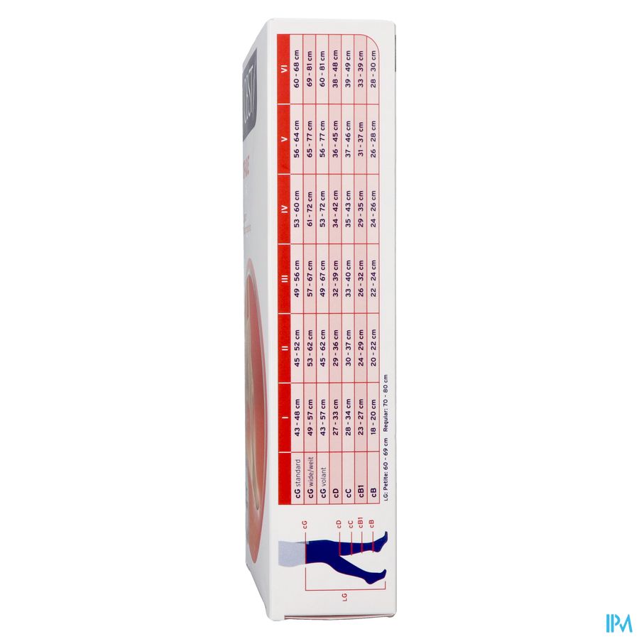 Jobst Opaque 2 Ag Wide Reg Open Dots Nat Iii Pair 8