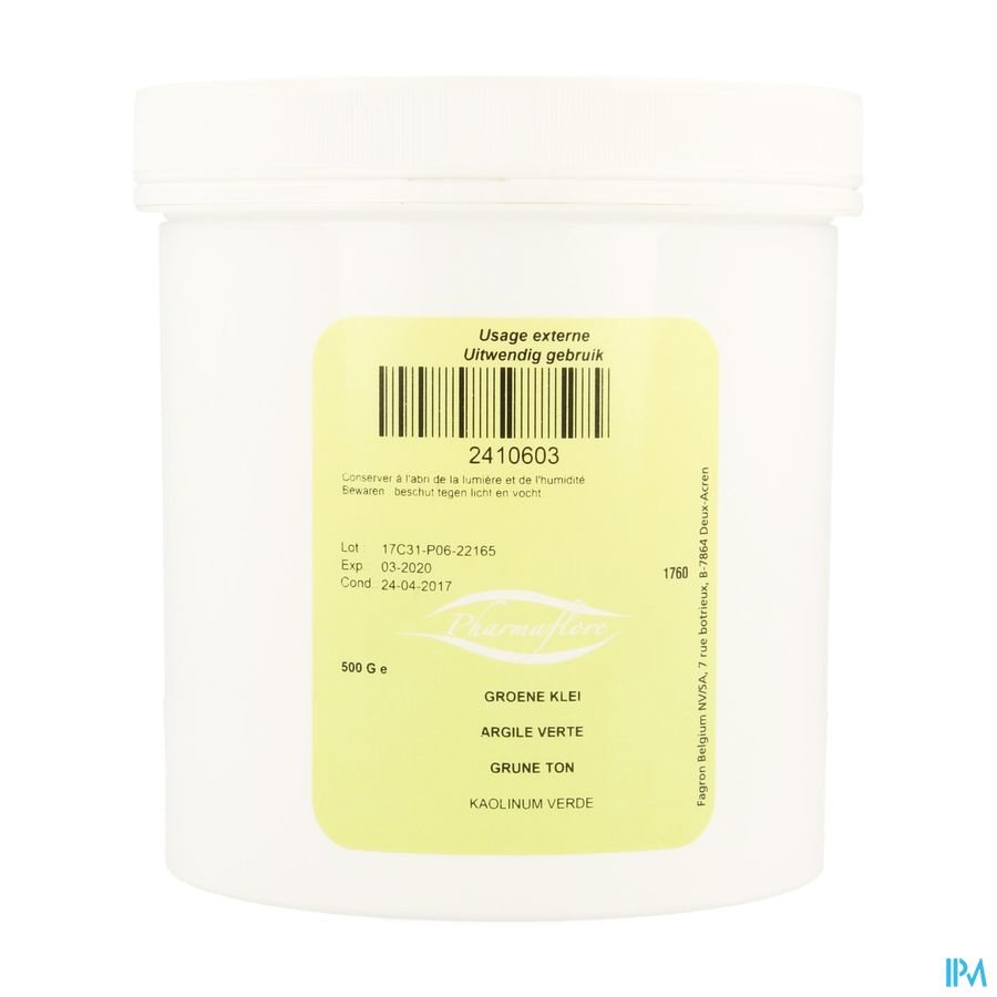 Groene Klei Gemalen 500g Fag Groene Klei Gemalen 500g Fag