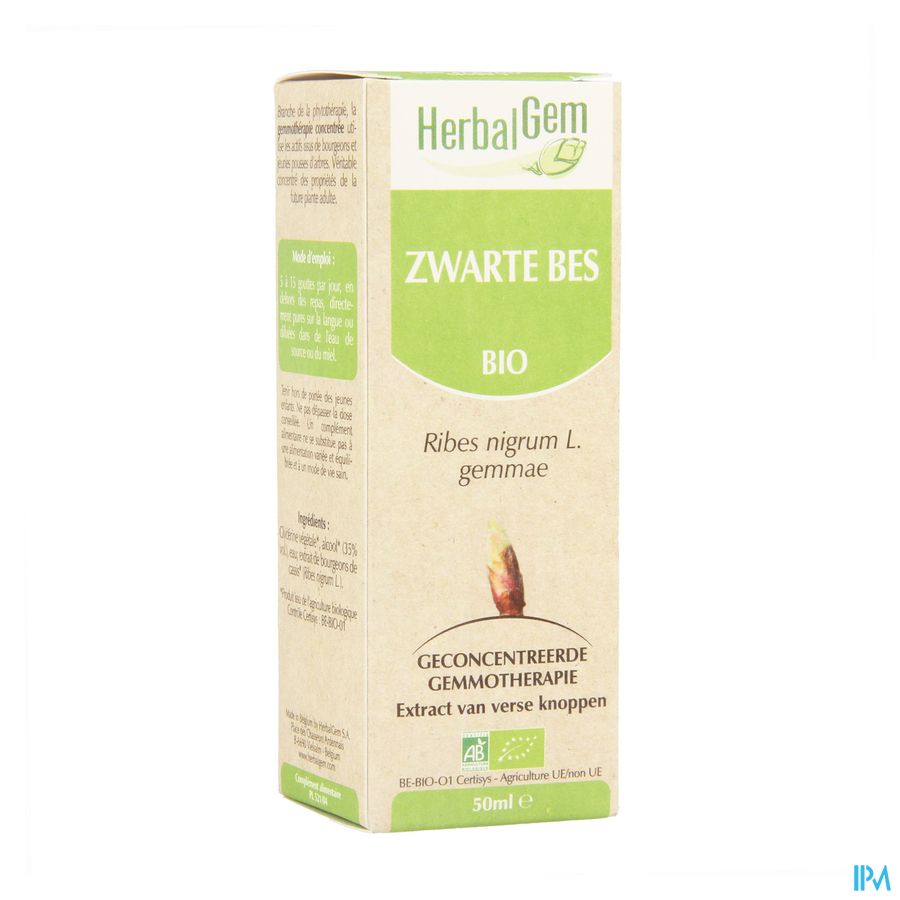 Herbalgem Zwarte Bes Maceraat 50ml Herbalgem Zwarte Bes Maceraat 50ml
