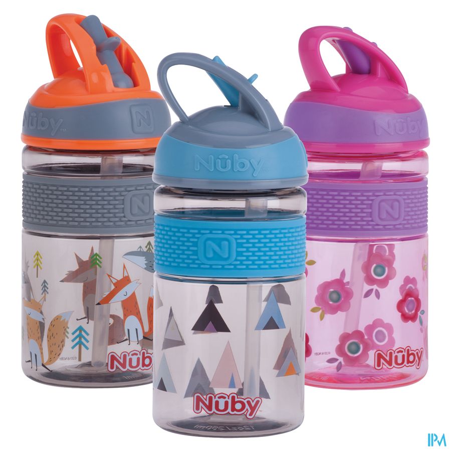 Nuby Beker 2in1 Harde Tuit Uit Tritan 360ml 3j+ 5