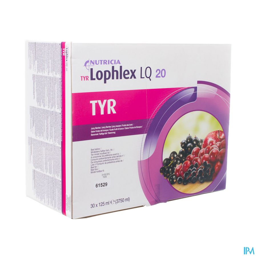 Tyr Lophlex Lq 20 Juicy Bosvruchten 30x125ml Tyr Lophlex Lq 20 Juicy Bosvruchten 30x125ml