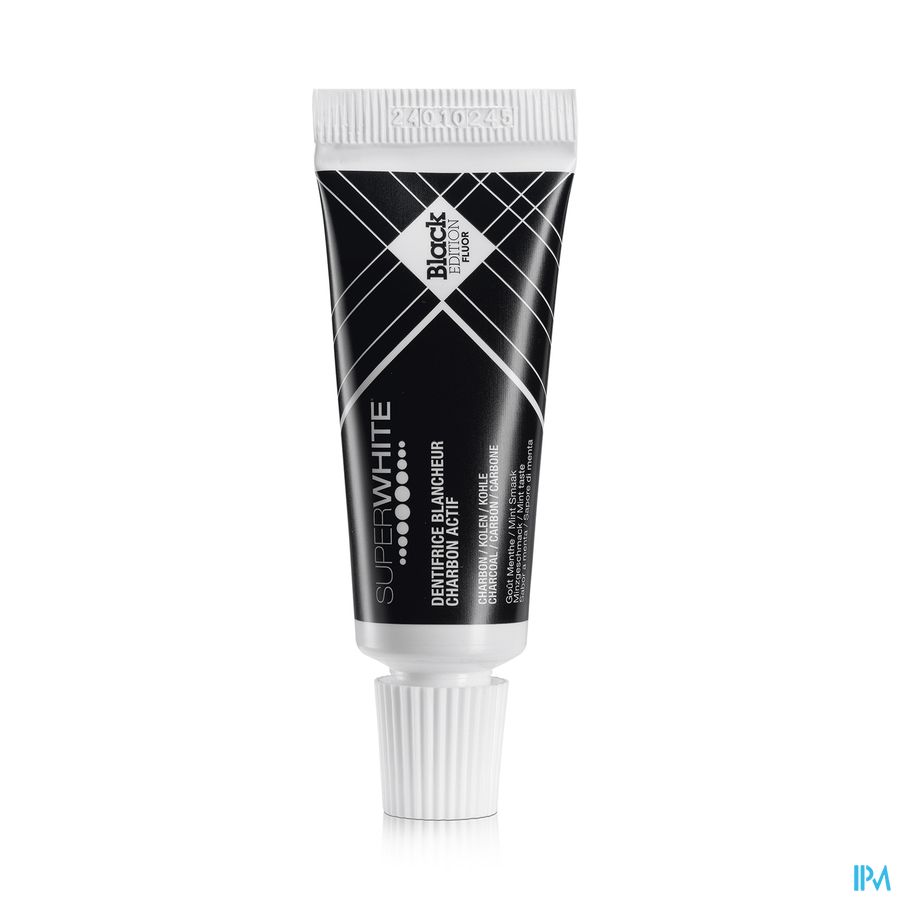 Superwhite Black Edition Act.houtskool Tandp. 15ml