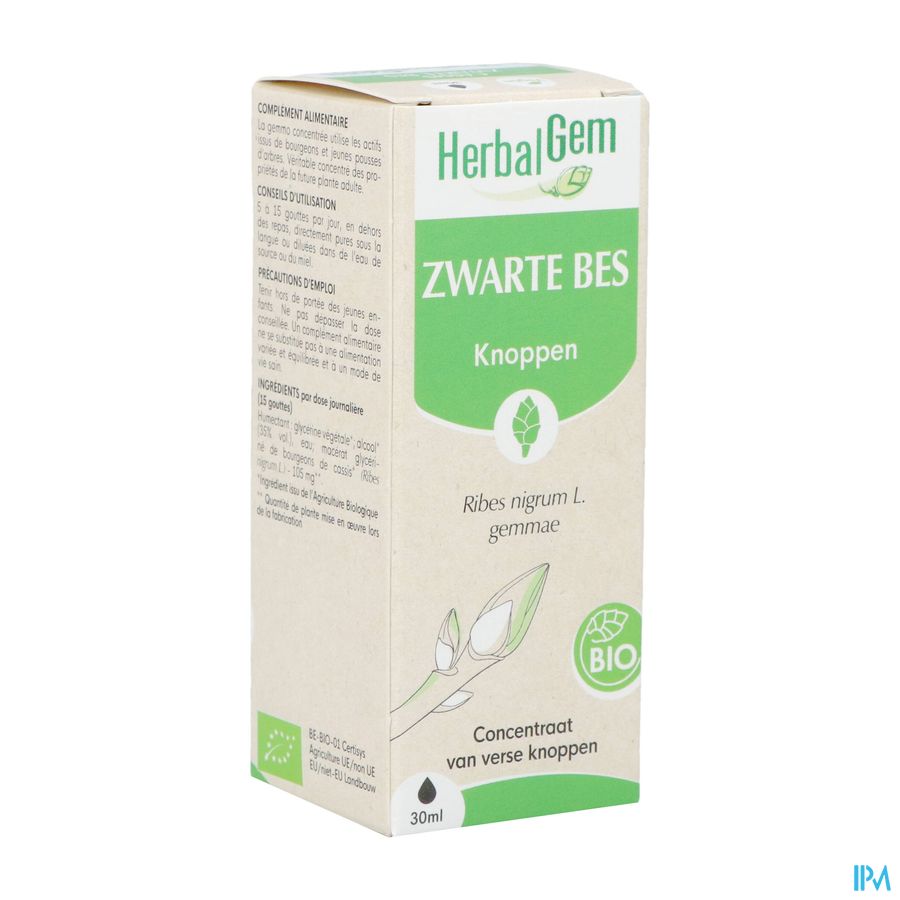 Herbalgem Zwarte Bes Bio 30ml Herbalgem Zwarte Bes Bio 30ml