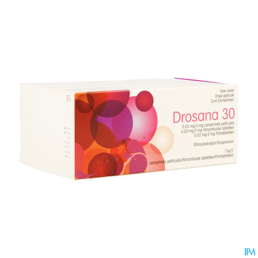 Drosana 30 0,03mg/3mg Comp Pell 13 X 21 Drosana 30 0,03mg/3mg Comp Pell 13 X 21