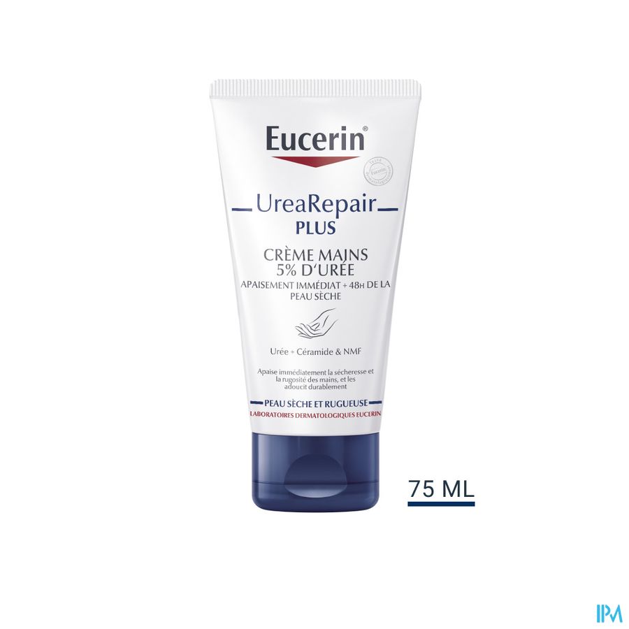 Eucerin Urearepair Plus Creme Mains 5% Uree 75ml 7