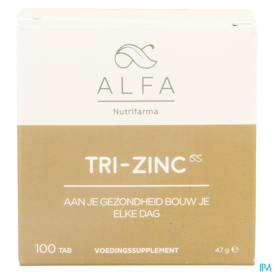 Alfa Tri-zinc 20mg Tabl 100