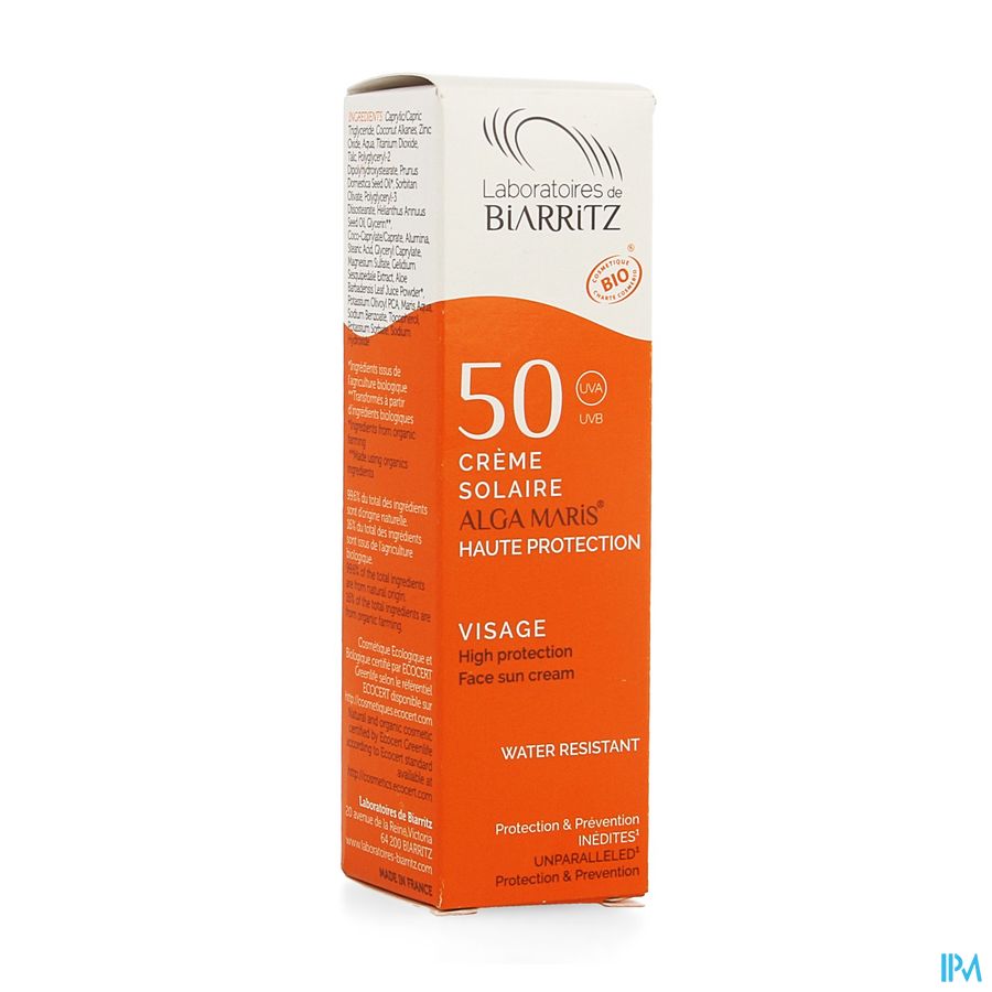 Alga Maris Zonnecreme Gezicht Ip50 50ml