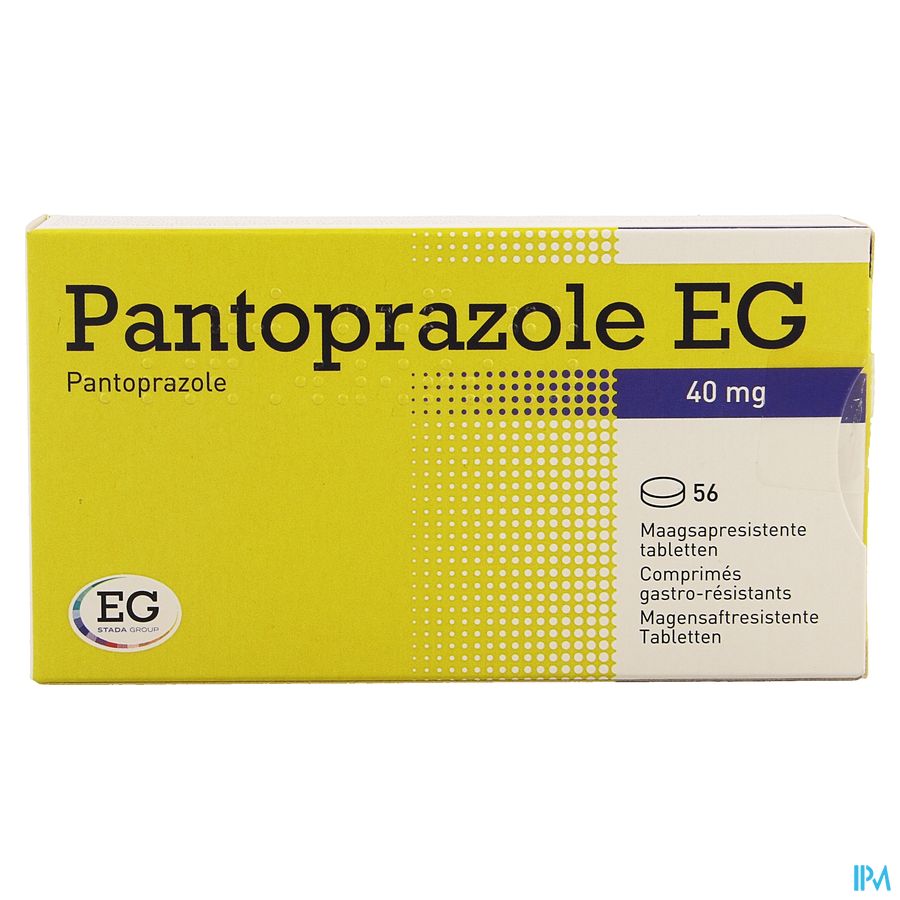 Pantoprazole EG 40Mg Comp Gastro Resist Blist 56 1