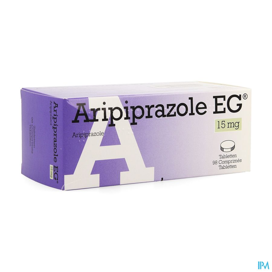 Aripiprazole Eg 15mg Pi Pharma Comp 98 X 15mg Pip Aripiprazole Eg 15mg Pi Pharma Comp 98 X 15mg Pip