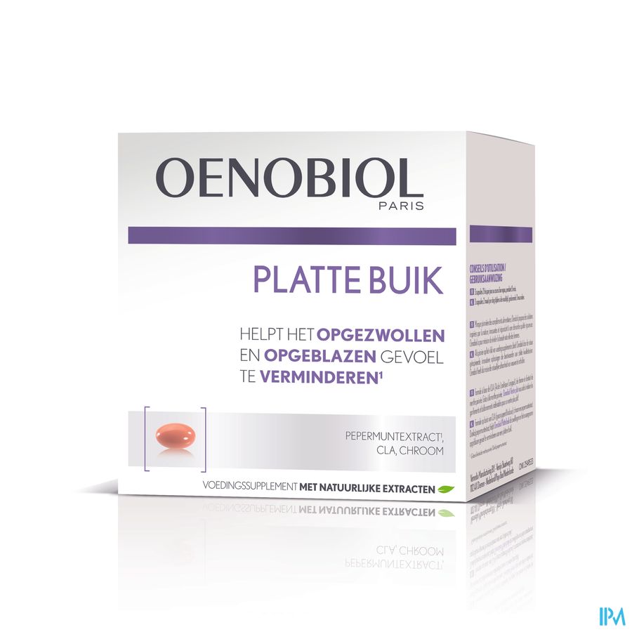Oenobiol Platte Buik Caps 60 Oenobiol Platte Buik Caps 60