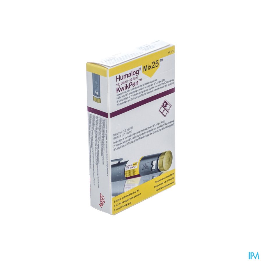 Humalog Mix 25 100u/ml Kwikpen Humalog Mix 25 100u/ml Kwikpen