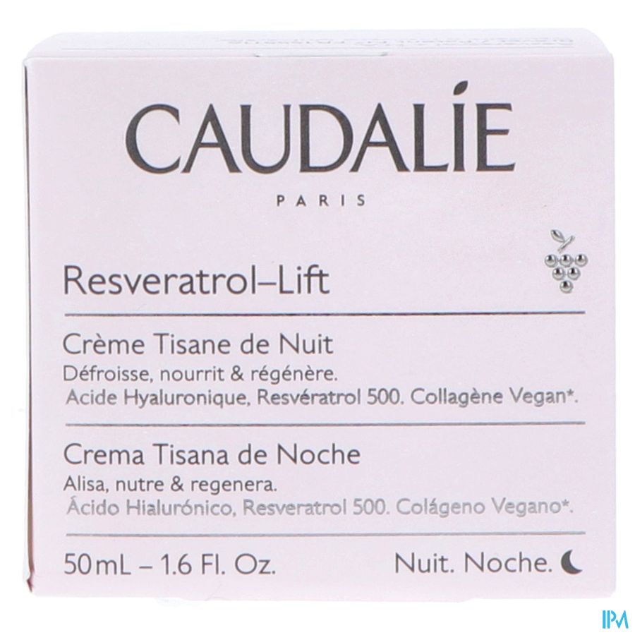 Caudalie Resveratrol Creme Nachtthee 50ml Nf Caudalie Resveratrol Creme Nachtthee 50ml Nf