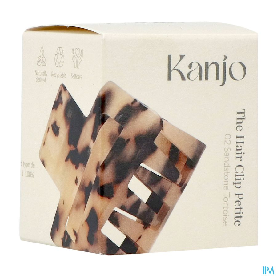Kanjo The Hair Clip Petite 02 Sandstone Tortoise
