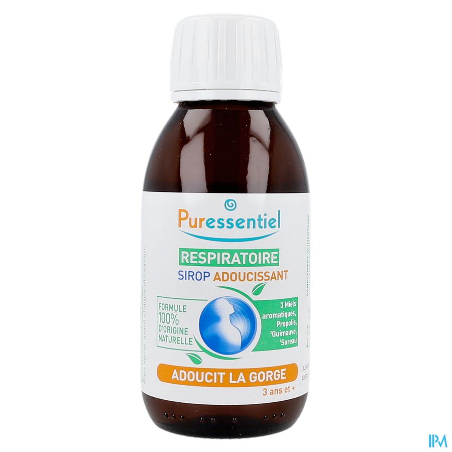Puressentiel Ademhaling Verz.siroop 3 Honing 125ml