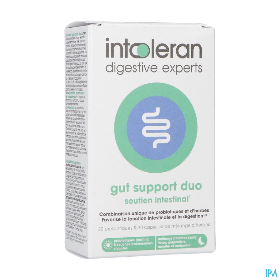 Intoleran Gut Support Duo Caps 60 Intoleran Gut Support Duo Caps 60