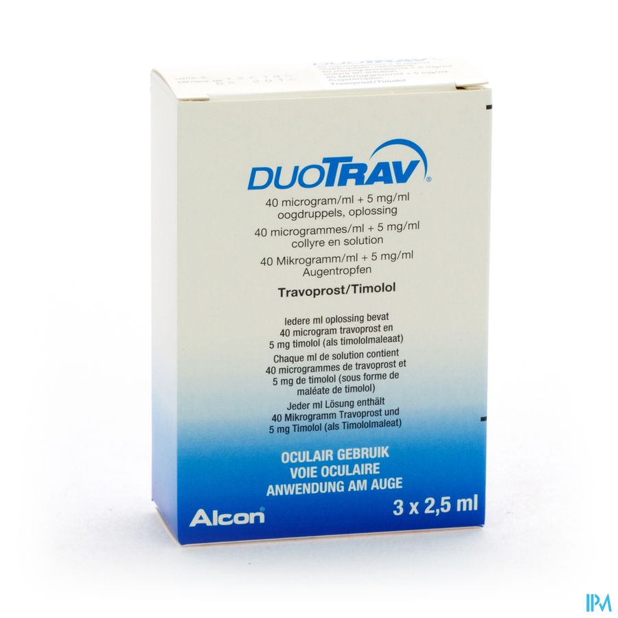 Duotrav Collyre 3 X 2,5ml Duotrav Collyre 3 X 2,5ml