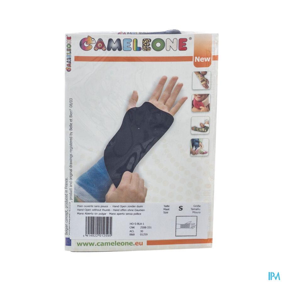 Cameleone Hand Open -duim Zwart S 1 Cameleone Hand Open -duim Zwart S 1