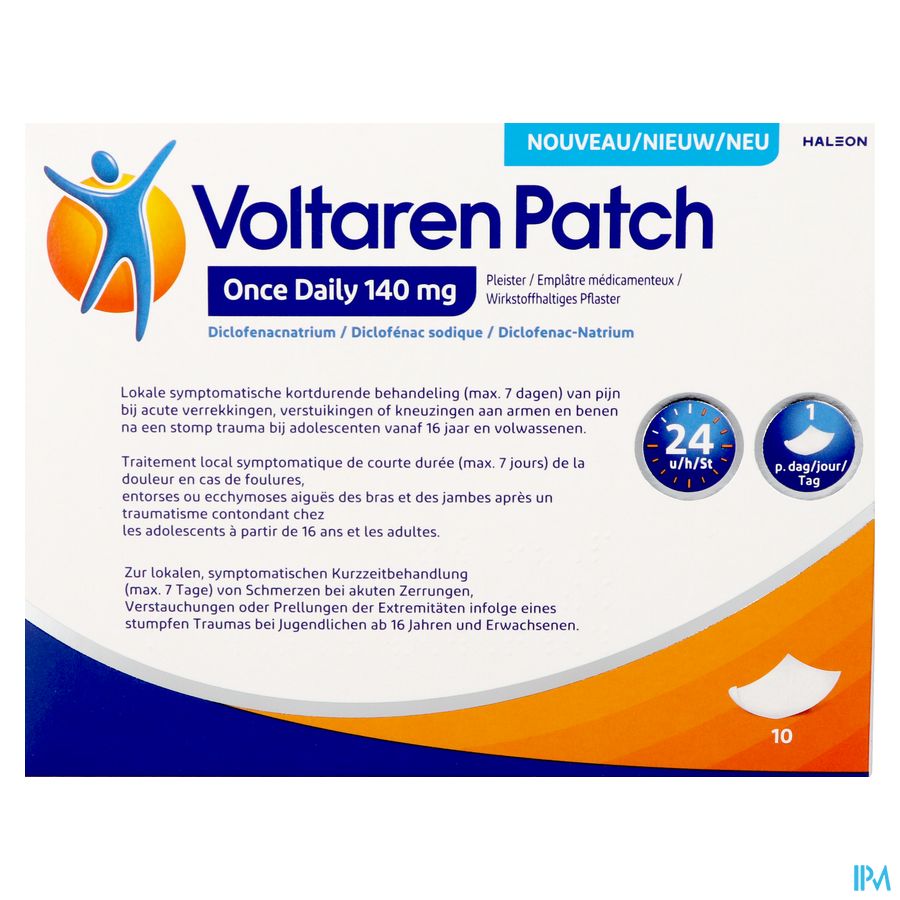 Voltaren Patch 140mg Once Daily Pleister 10 2