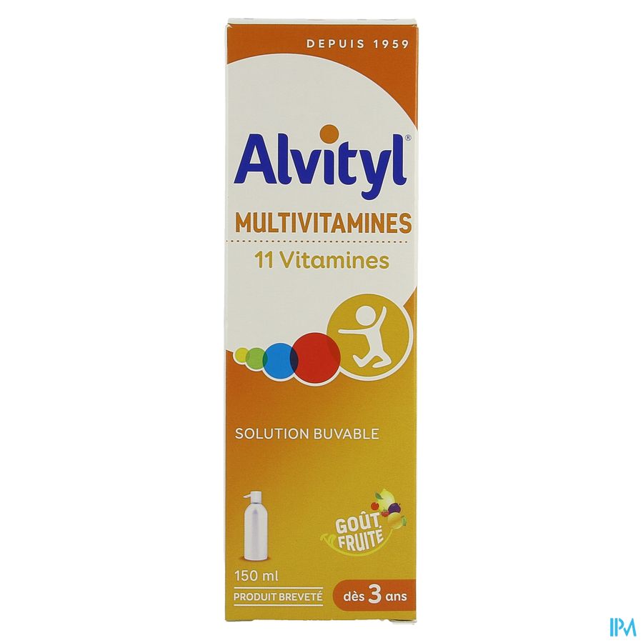 Alvityl Multivitamines Sol Buv. Fl 150ml 2